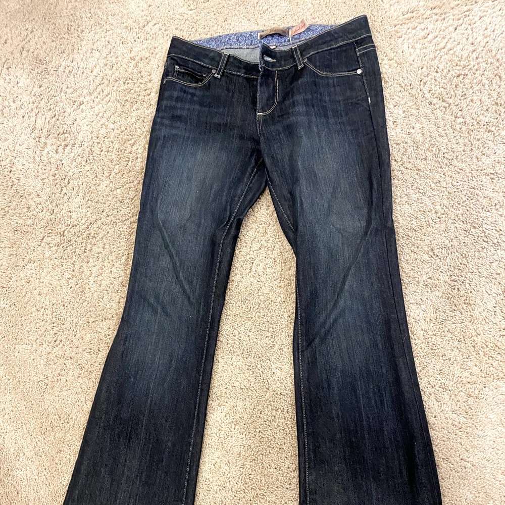 Paige Denim dark wash bootcut jean